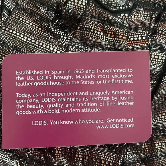 Lodis Suzette clutch in copper. Magnetic closure. - Picture 5 of 5